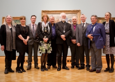 Archesgob Rowan Williams yn yr Amgueddfa Genedlaethol