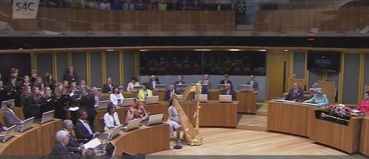 sculpture at Cefn Coed